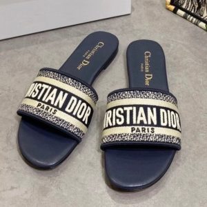 Navy sandals