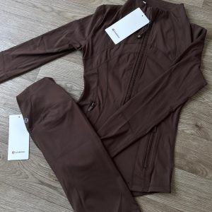 Chocolate brown shorts set