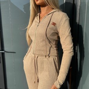 Beige tracksuit