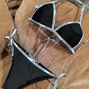 Black & white bikini