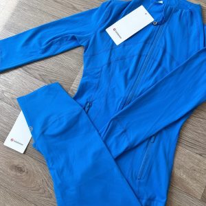 Royal blue shorts set