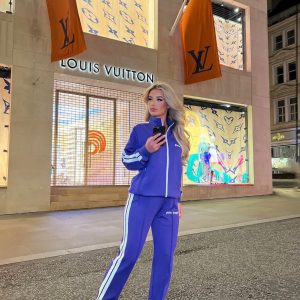 Purple tracksuit