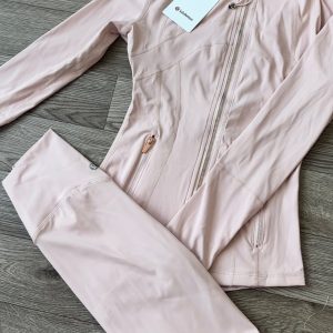 Baby Pink & Rose gold shorts set