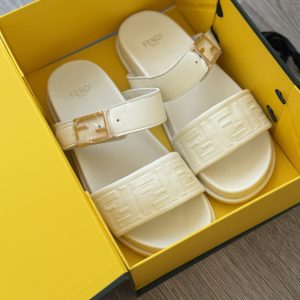 Cream Strap Sandals