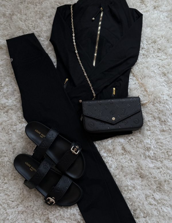 Black zip up set - Image 2