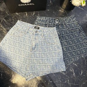 Blue Denim Shorts